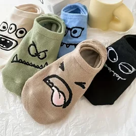 5 Paar Socken mit Lustigen Sprüchen
