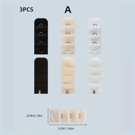3er-Pack BH-Trägerverlängerung