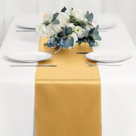 1 Stk. Eleganter Satin-Tischläufer in verschiedenen Farben