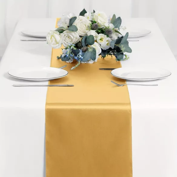 1 Stk. Eleganter Satin-Tischläufer in verschiedenen Farben