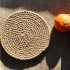 6er-Set handgewebte Jute-Untersetzer