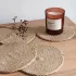 6er-Set handgewebte Jute-Untersetzer