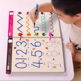 Übungsheft mit abwischbarem Stift