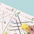 Übungsheft mit abwischbarem Stift