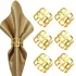 6er-Set Arany High-End Serviettenringe