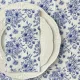 20 Stück, Neue Abendessen-Servietten mit Blauem Blumenmuster