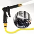Hochdruck Motorrad- und Autowaschwasserpistole, akkulose Kunststoff-Gartenschlauchdüse mit 360°-Drehung