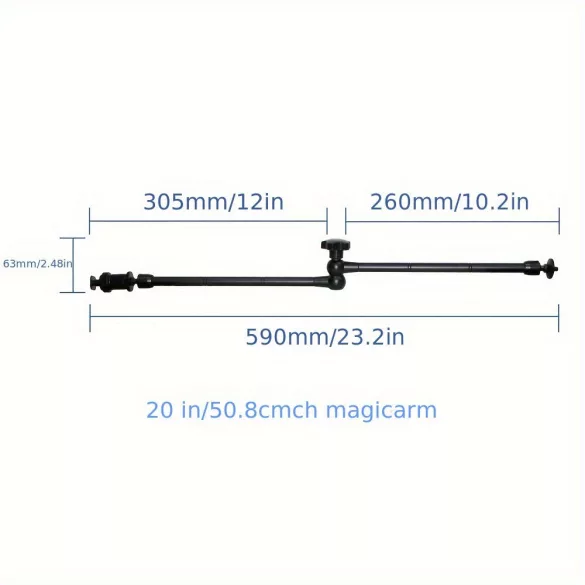 7-20 Zoll magischer Armhalter, Kamera-Halterung, Klemme