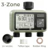 Gartenbewässerungs-Timer – 3-Zonen programmierbarer automatischer Bewässerungs-Timer, Regenverzögerung