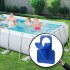 1 Stk. Poolrohrhalter – für 30-38 mm Rohre, für Intex Oberflächenpool, Befestigungsbügel