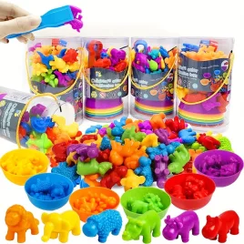 Regenbogen Puzzle-Organizer-Spiel