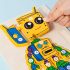 3D Holzroboter-Puzzle mit Bonusstift