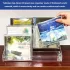 1 Stück Transparenter Acryl-CD-Ständer mit 3 Ebenen