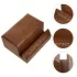 Premium Schwarzes Holz Vinyl- und CD-Regal
