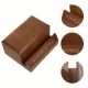 Premium Schwarzes Holz Vinyl- und CD-Regal