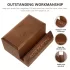 Premium Schwarzes Holz Vinyl- und CD-Regal