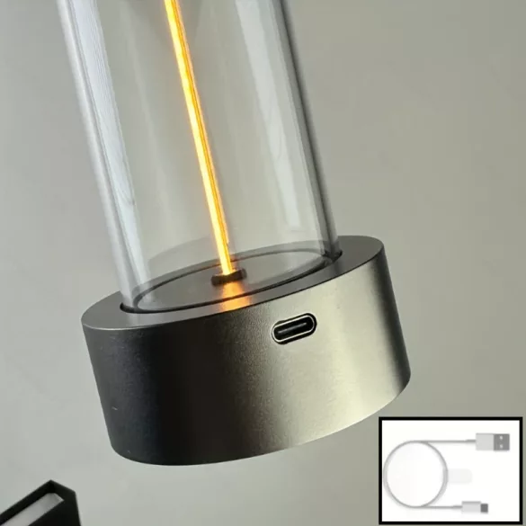 Moderne dimmbare LED-Magnet-Tischlampe mit Touch-Steuerung
