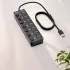 USB 3.0 Hub, 7-Port-Verteiler mit unabhängigen Ein-/Ausschaltern und LED-Anzeigen