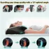 Ergonomisches Orthopädisches Nackenstützkissen aus Memory-Schaum mit Abnehmbarem Strick-Polyesterbezug