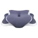 Ergonomisches Memory-Schaum-Nackenkissen mit kühlendem Kissenbezug