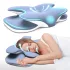 Ergonomisches Memory-Schaum-Nackenkissen mit kühlendem Kissenbezug