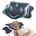 Ergonomisches Memory-Schaum-Nackenkissen mit kühlendem Kissenbezug