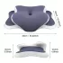 Ergonomisches Memory-Schaum-Nackenkissen mit kühlendem Kissenbezug