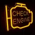 Neon-Check-Motor-Anzeige