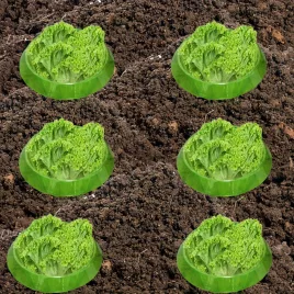Gartenpflanzenschutzkragen gegen Schnecken
