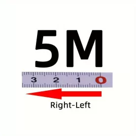 Selbstklebendes Metallmaßband