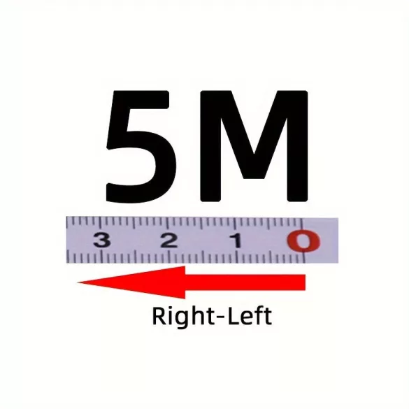 Selbstklebendes Metallmaßband