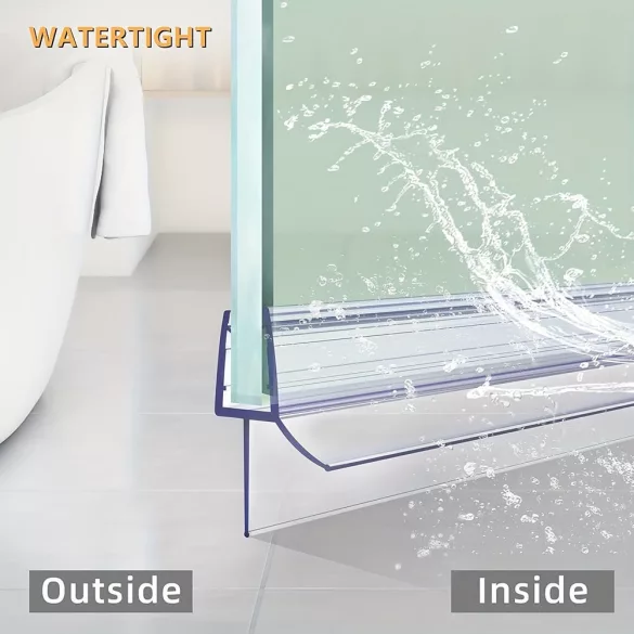 2 Stk. Duschabtrennung Untere Dichtung