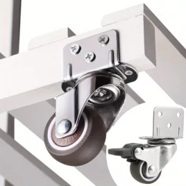 4 Stk. Starke Drehrollen mit Doppelverriegelung