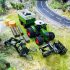 41,91 cm 1/24 Maßstab Bauernhof Traktor Spielset mit Anhänger