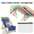 6 dicke Silikon-Handtuchstreifen für Strandstühle