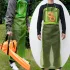 Langlebige grüne Rasenmäher-Schürze mit Staub- und Schmutzschutz