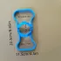 Ergonomischer Doppelring-Wasserflaschenhalter