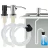 Edelstahl Küchen Spülbecken Seifenspender Set