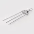 14-Zoll-Edelstahl-BBQ-Grillspieß