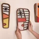3er Set Boho Stil Geometrische Hängende Wandkunst Dekoration