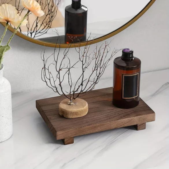 Dekorative Retro-Stil Baumstamm-Schale
