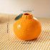 Orangenförmige Keramikvase