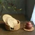6er-Set Handgefertigte Rattan-Untersetzer