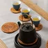 6er-Set Handgefertigte Rattan-Untersetzer