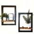 2er Set Holz Quadratische Wandregal
