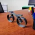 Moderne Schwarze Abstrakte Fahrradskulptur