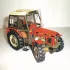Tschechischer Zetor Traktor Papiermodell-Set
