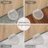 6 Stk. selbstklebende, transparente Silikon-Türstopper