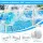 2-in-1 Verstellbarer Poolbrunnen mit 360° Drehung und 350° Neigung