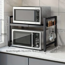 Erweiterbares Mikrowellenofen-Regal